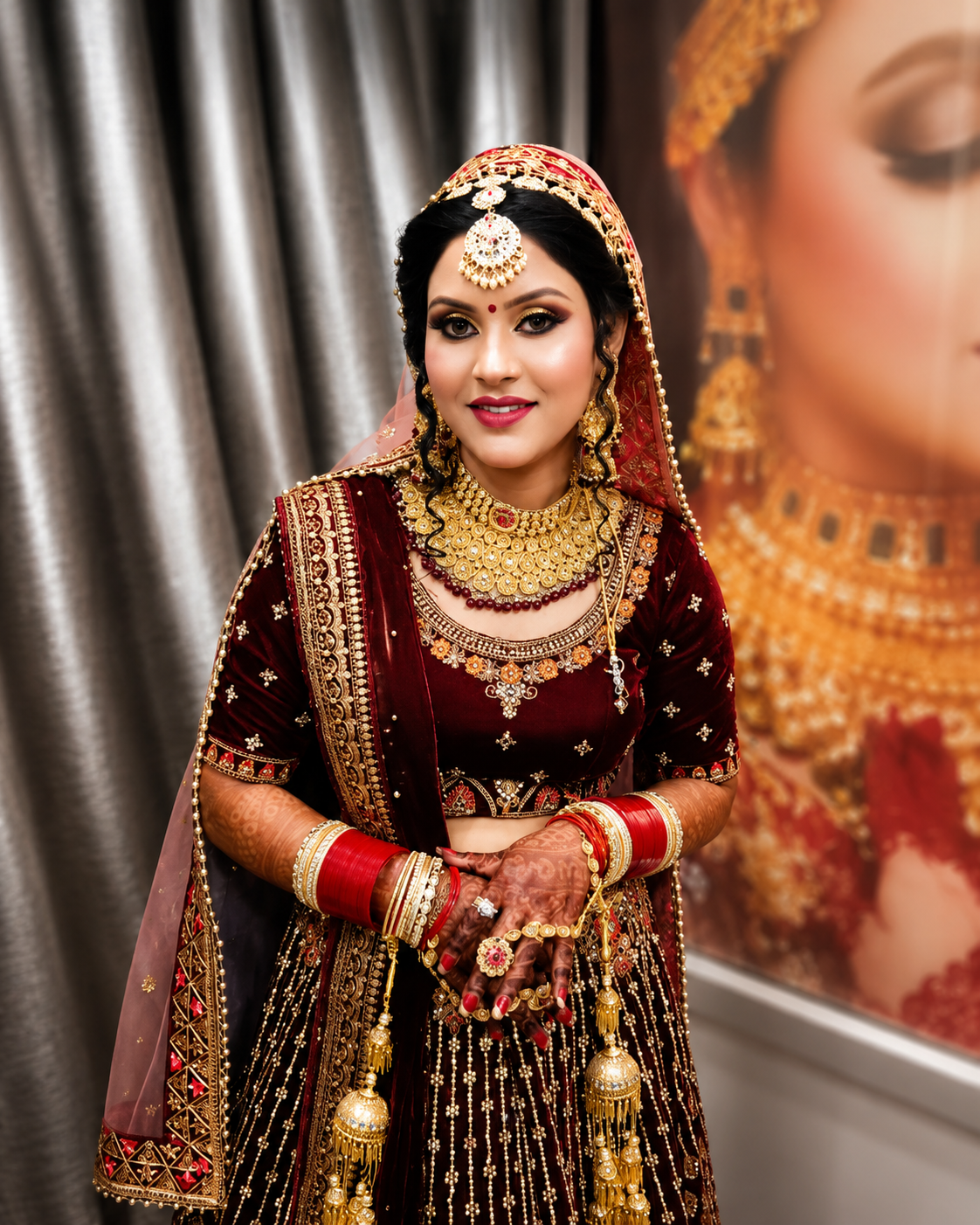 Bridal styling at Europa Salon